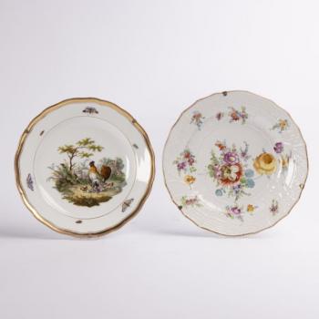 92. Dva dekorativní talíře - Míšeň 92. Dva dekorativní talíře - Míšeň