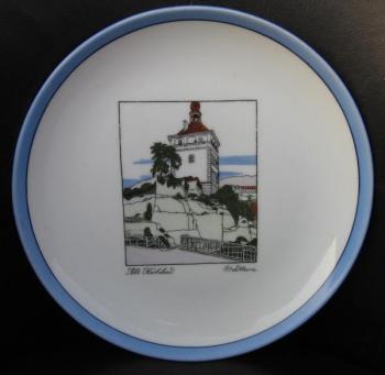 Talíř-Karlsbad-Stadtturm ( Karlovy Vary ) Talíř-Karlsbad-Stadtturm ( Karlovy Vary )