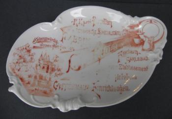 Reklamní talířek Carlsbad - Karlovy Vary Reklamní talířek Carlsbad - Karlovy Vary