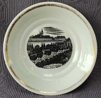 Talířek / miska s měditiskem-Carolinenthor in Wien Talířek / miska s měditiskem-Carolinenthor in Wien