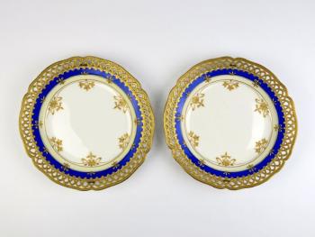 Pár secesních talířů - Berlín Pár secesních talířů - Berlín