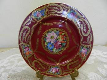 Porcelánový, ručně malovaný talíř - J.K. Carlsbad Porcelánový, ručně malovaný talíř - J.K. Carlsbad